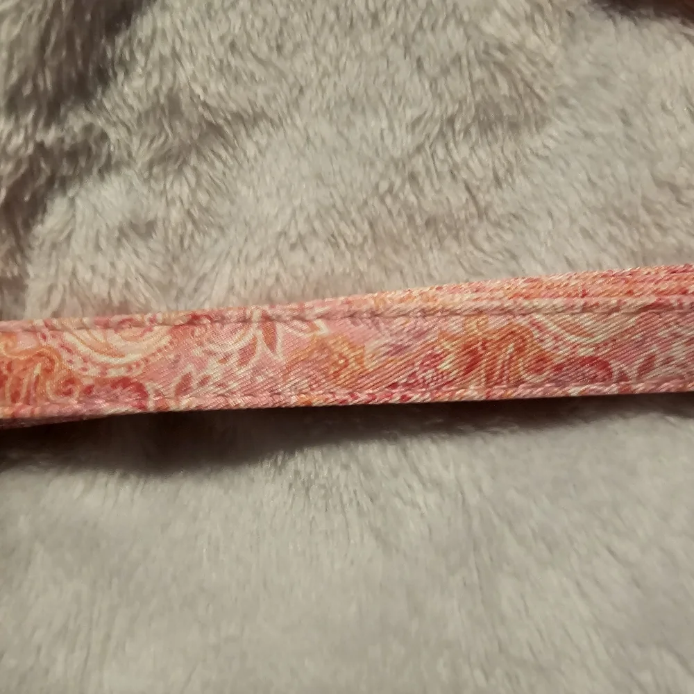 Simply Southern Pink Paisley Print Padded Dog Leash